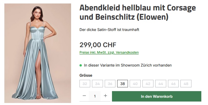 Warum das richtige Abendkleid selten online entschieden wird